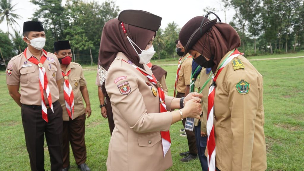 Winarni Pimpin Upacara Pembukaan Diklat Saka Bhakti Husada Angkatan I Lamsel