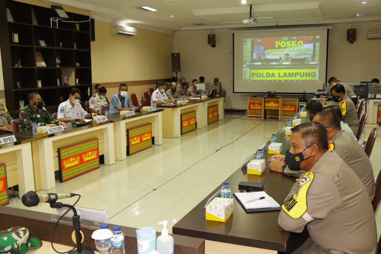 Kapolda Lampung dan Danrem 043/Gatam Perketat Penyekatan Operasi Arus Balik Idul Fitri