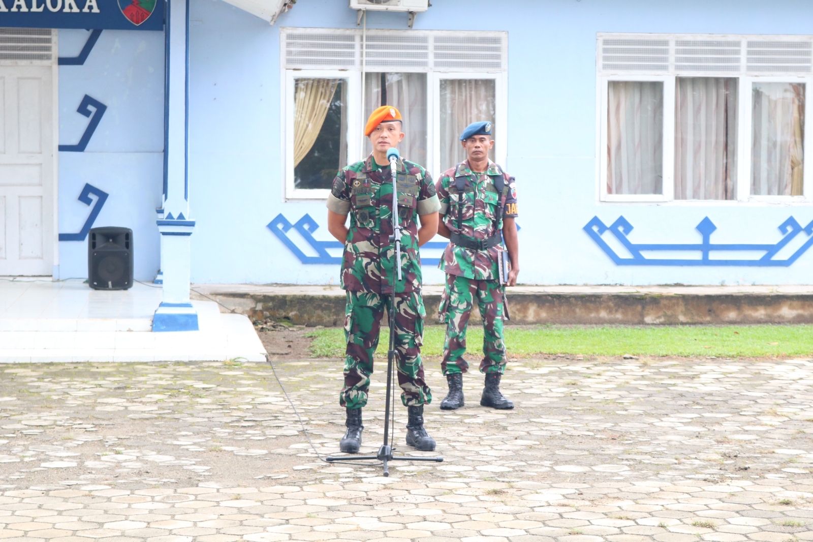 Bacakan Amanat Kasau, Danlanud BNY Pimpim Apel Luar Biasa