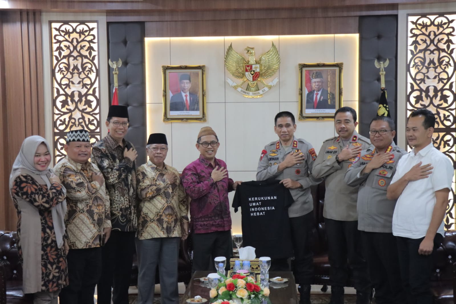 Kapolda Lampung, terima Kunjungan dan Audiensi Kakanwil Kementerian Agama Provinsi Lampung dan Ketua FKUB Provinsi Lampung