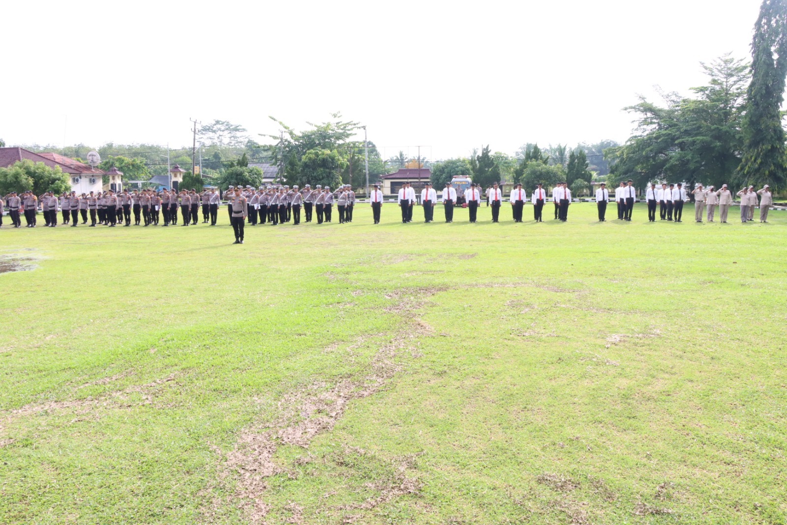 Polres Tulang Bawang Gelar Upacara Hari Kesadaran Nasional, AKBP Jibrael Ingatkan Ini Untuk Personelnya