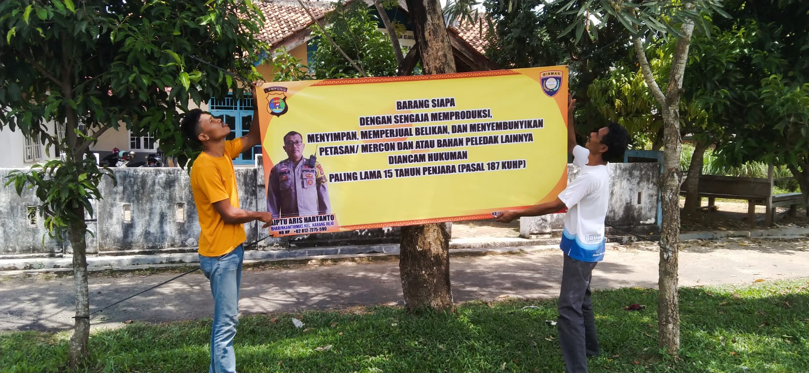 Melalui Bhabinkamtibmas, Polres Metro Sebar Himbauan Larangan Petasan