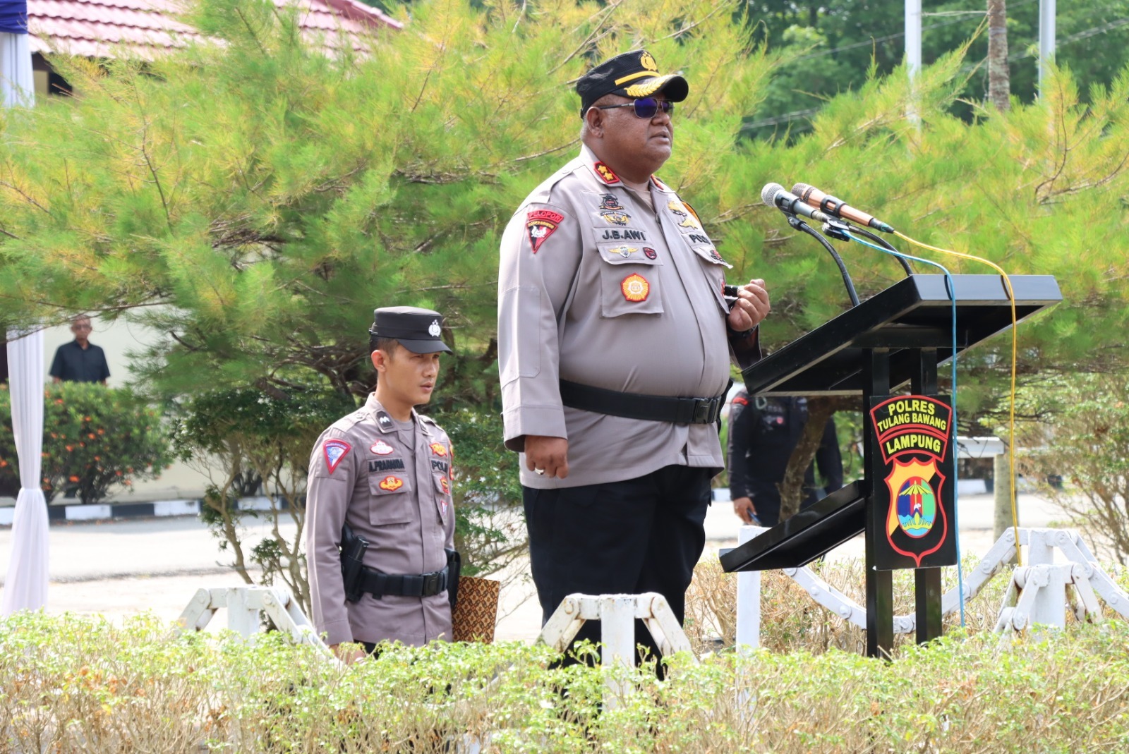 8 Penekanan Kapolres Tulang Bawang Saat Pimpin Apel Serpas Pengamanan Pilkakam Serentak Tahun 2023