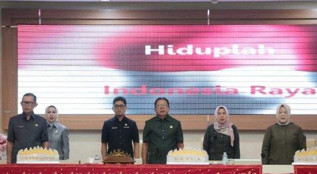 DPRD Lampung Terima Dokumen Rancangan Perubahan Kebijakan Umum APBD (KUA)