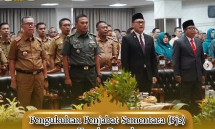 Ahmad Giri Akbar, SE., M.B.A., Menghadiri Acara Pengukuhan PJS