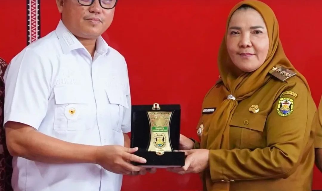 Walikota Bandar lampung, Hj.Eva Dwiana Menerima Audiensi Bersama Bupati Morowali Utara. Dr. dr. Delis Julkarson Hehi, MAR oleh Pemerintah Kota Bandar Lampung