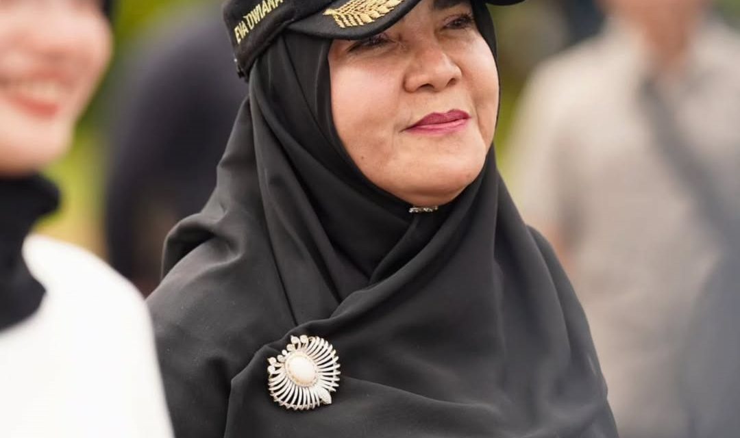 WaliKota dan Wakil Walikota Bandar Lampung Terpilih Eva Dwiana dan Deddy Amarullah Mengikuti Gladi Bersih Pelantikan di Halaman Monumen Nasional (Monas), Gambir, Jakarta Pusat