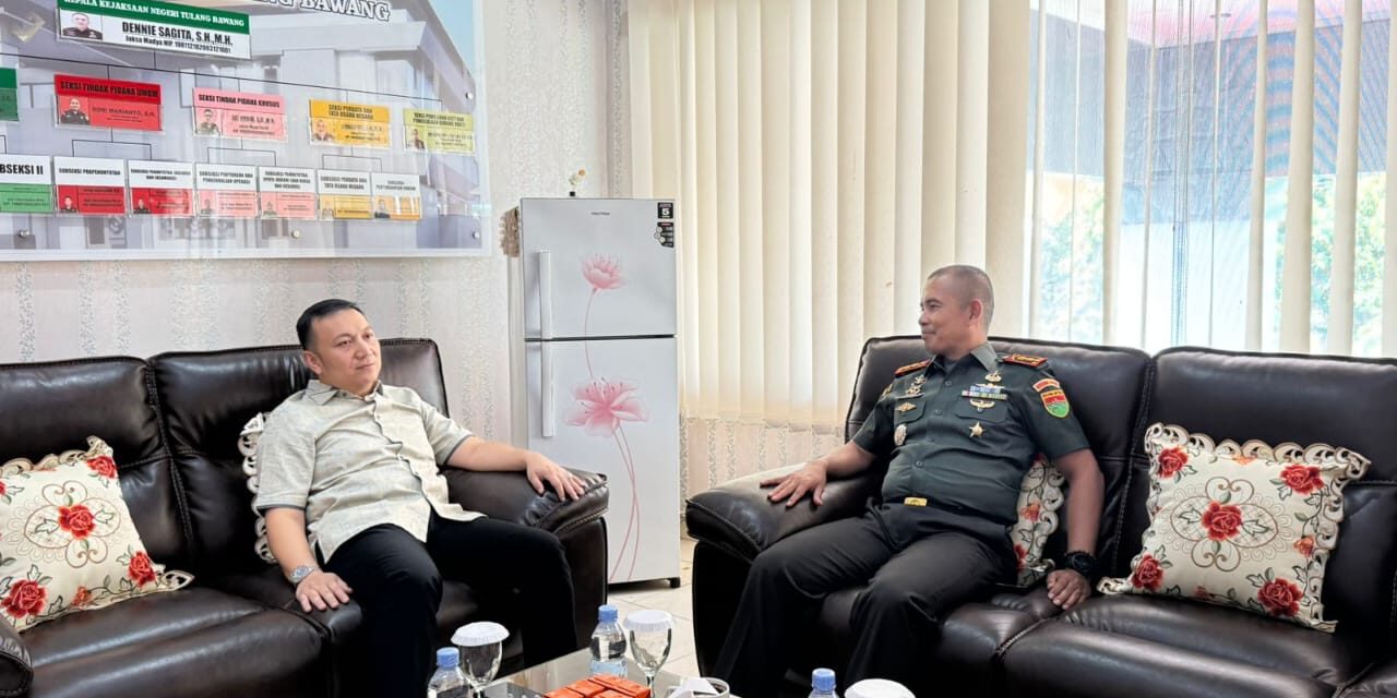 Letkol Syurya Dharma Dandim 0426 TB, Laksanakan Audiensi Dengan Kajari Tulang Bawang