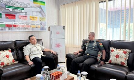 Letkol Syurya Dharma Dandim 0426 TB, Laksanakan Audiensi Dengan Kajari Tulang Bawang